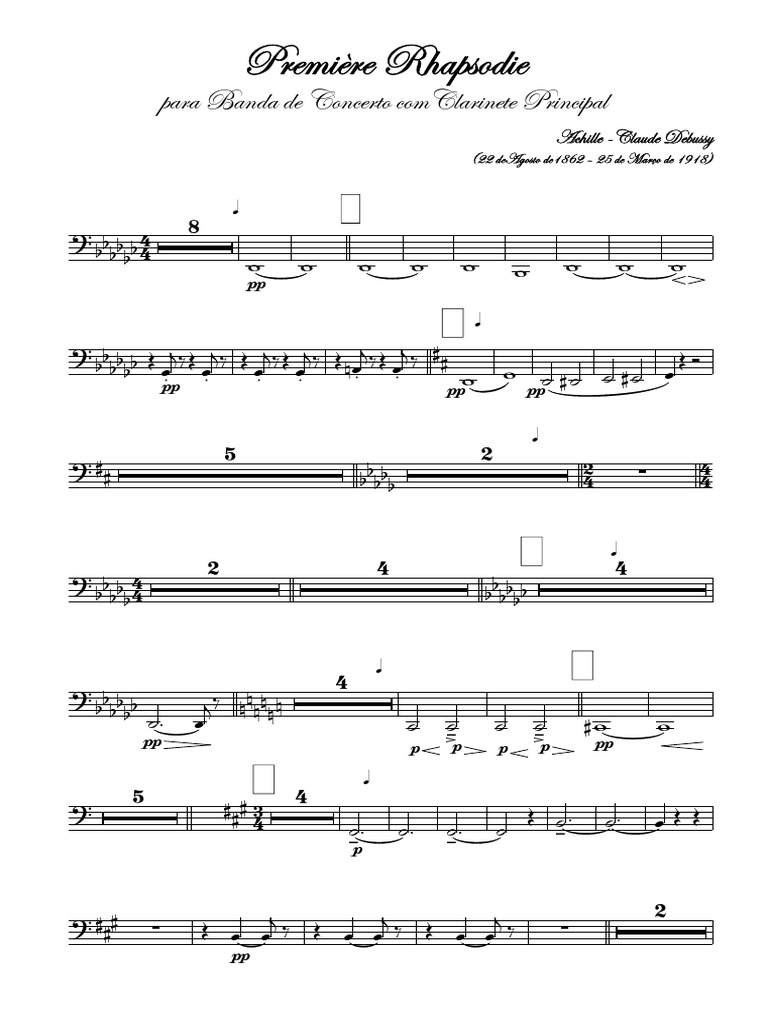 Partition pour Tuba : Variations Tempo | PDF