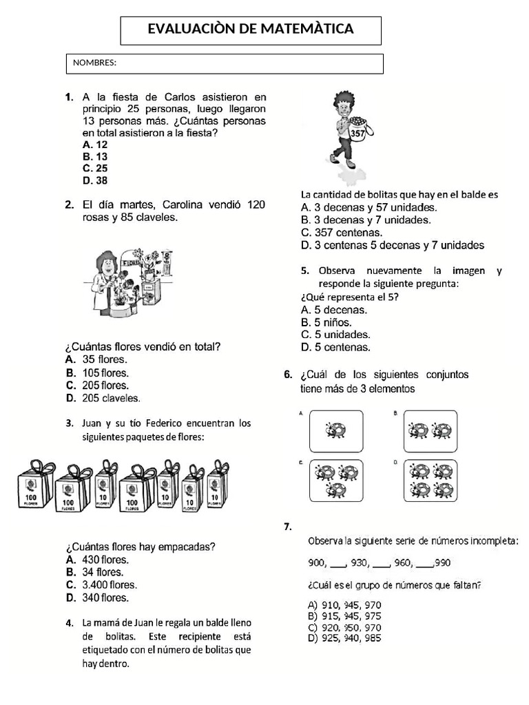 Evaluacion Mate Final 2 | PDF