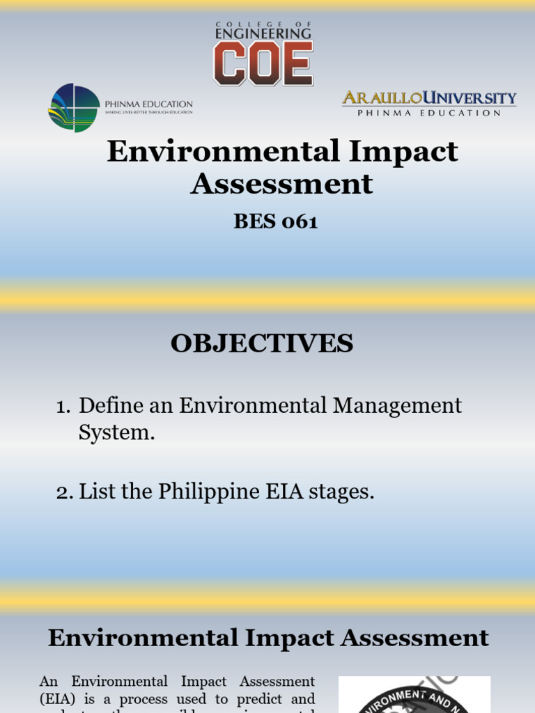 Philippine Environmental Impact Assessment Guide | PDF | Environmental ...