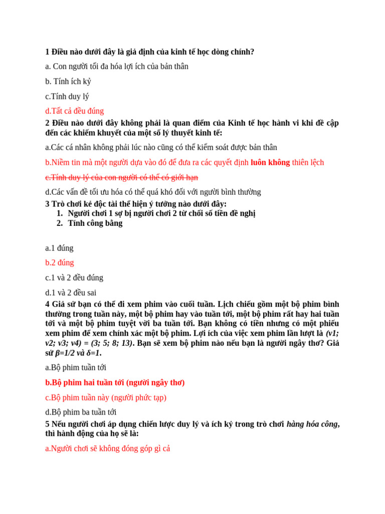 Đề Thi 1 | PDF