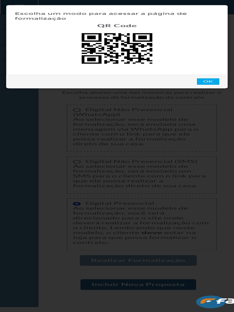 Proposta de Formalização Digital Facta | PDF
