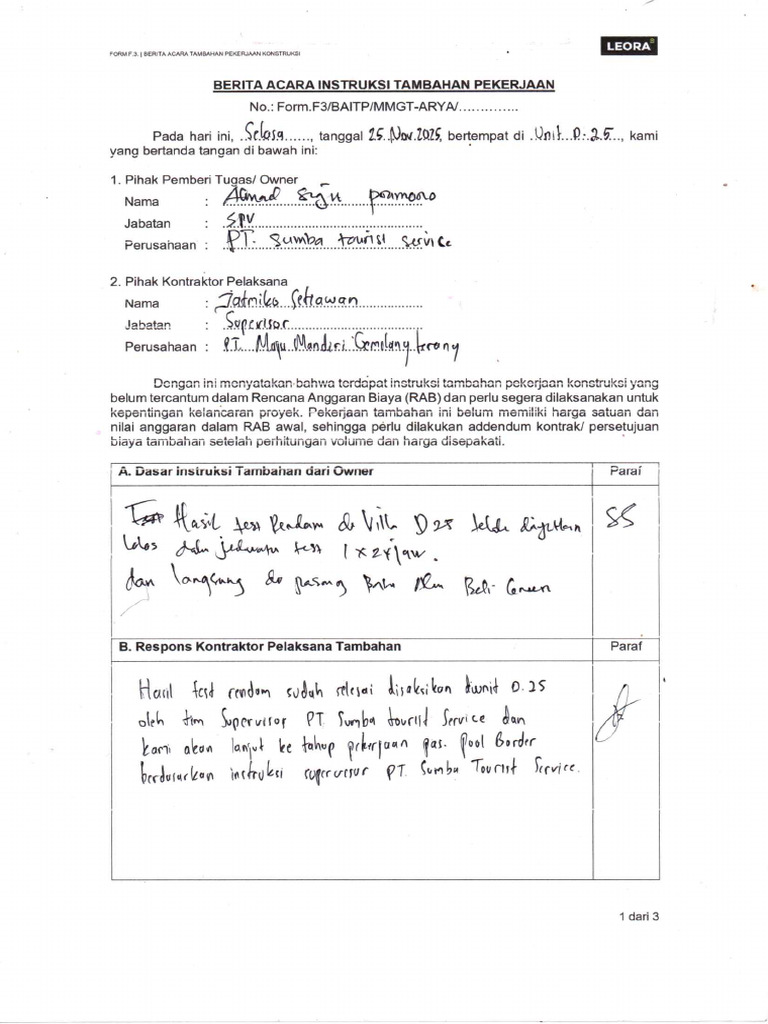 BA Tes Rendam | PDF