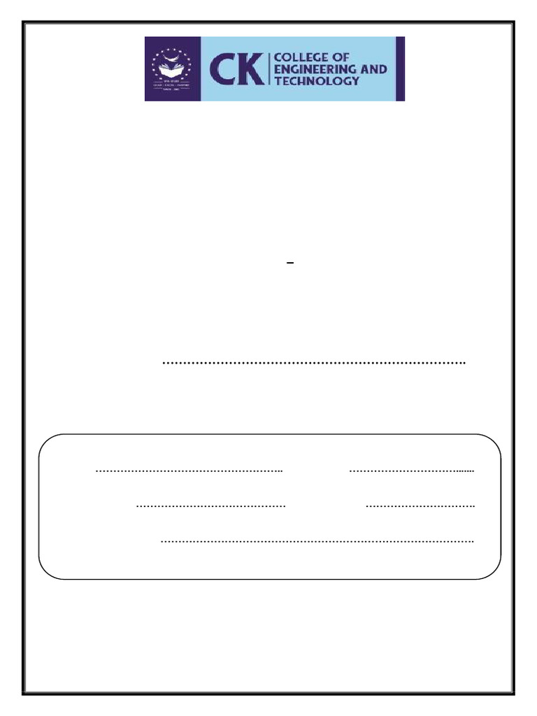 Record Front Page Draft | PDF