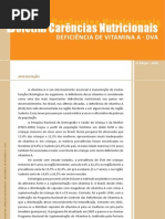 Boletim Carencias Nutricionais Vita A