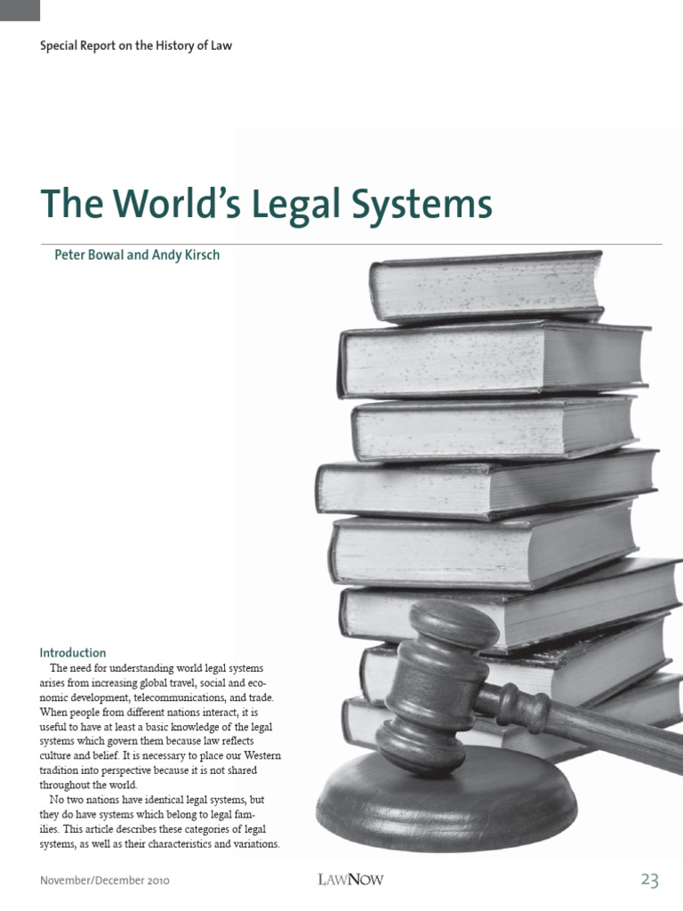 Overview of Global Legal Systems | PDF | Sharia | Common Law