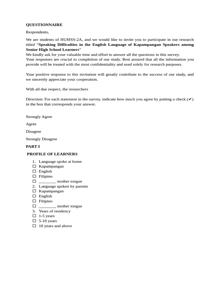 Kapampangan Learners' English Challenges | PDF | English Language ...