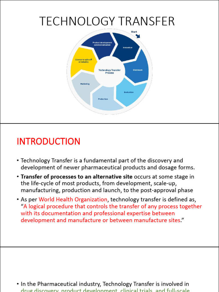 Technology Transfer | PDF | Verification And Validation | Risk