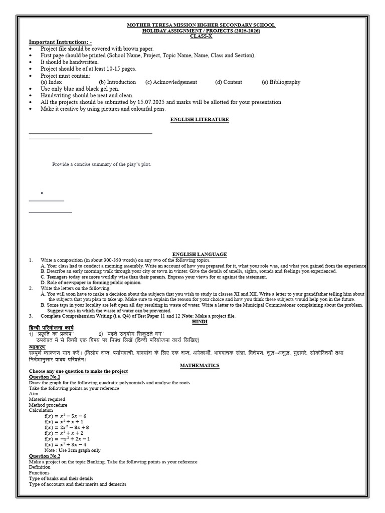 CLASS 10 | PDF
