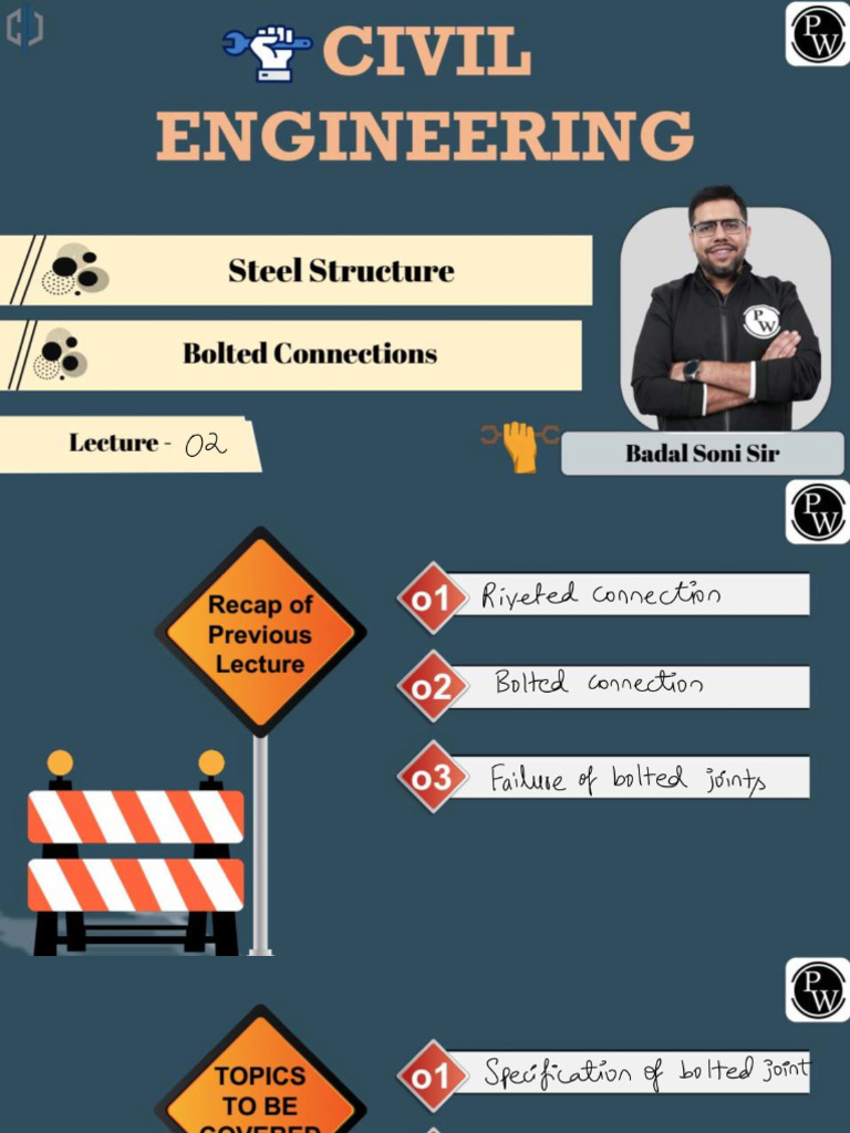 @ItzAnandXD Bolted Connection 02 Class Notes | PDF