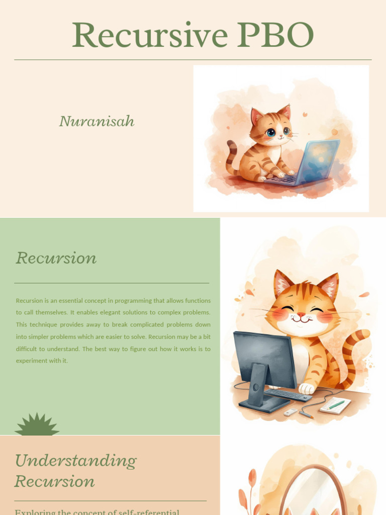 Materi Teori 08 | PDF | Recursion | Computer Programming