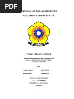 Download TUGAS ELEMEN MESIN II - Perencanaan Roda Gigi Kerucut Pada Mesin Gerinda Tangan by Ardin Wahyu SN96816279 doc pdf