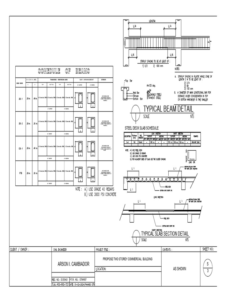 Commercial Building Structural Details | PDF | Structural Engineering ...
