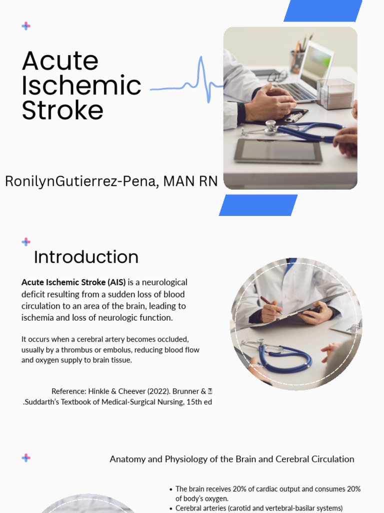 Acute Ischemic Stroke Overview and Management | PDF | Stroke | Ischemia