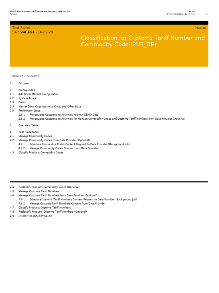 Customs Tariff & Commodity Code Guide | PDF | Customs | Litre