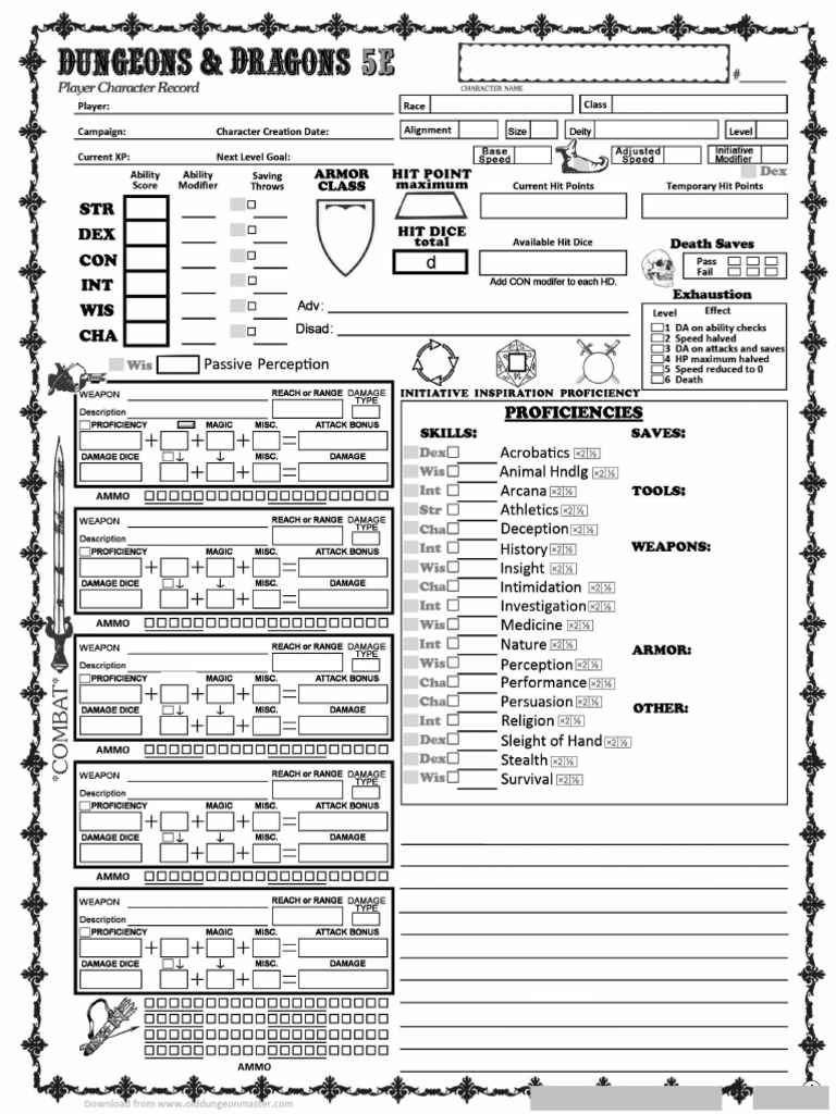 Druid Character Sheet for Arian Alucard | PDF