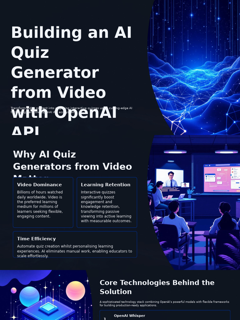 AI Video Quiz Generator Guide | PDF | Artificial Intelligence ...