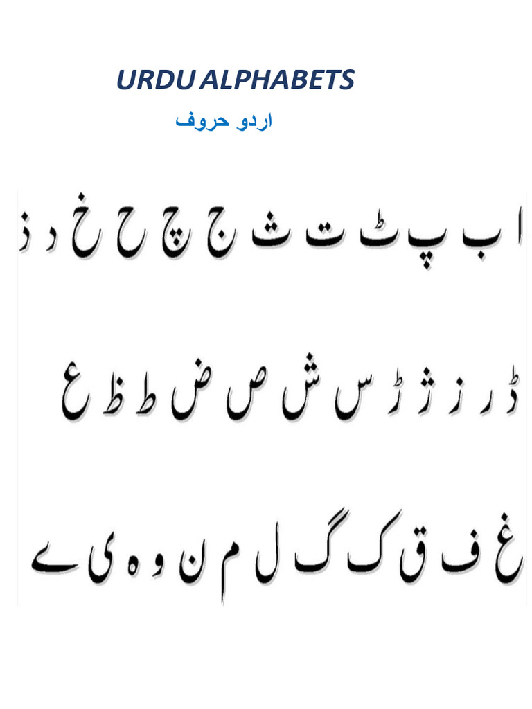 Urdu - 1 | PDF