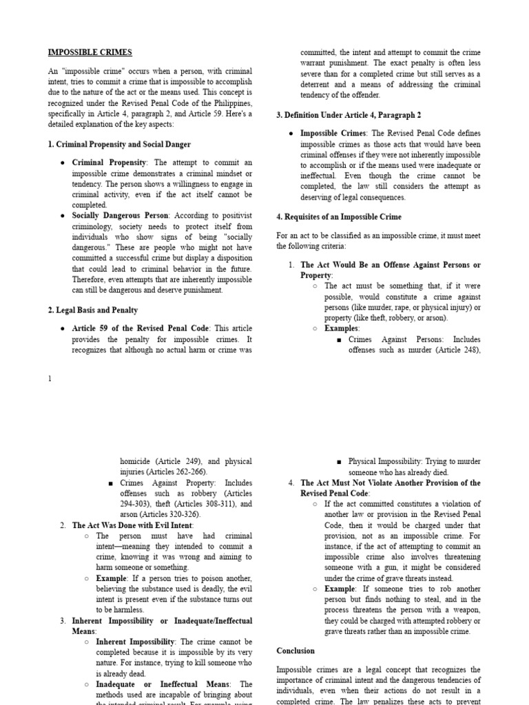Jdn 103 - Class Notes 4 | PDF | Crimes | Crime & Violence