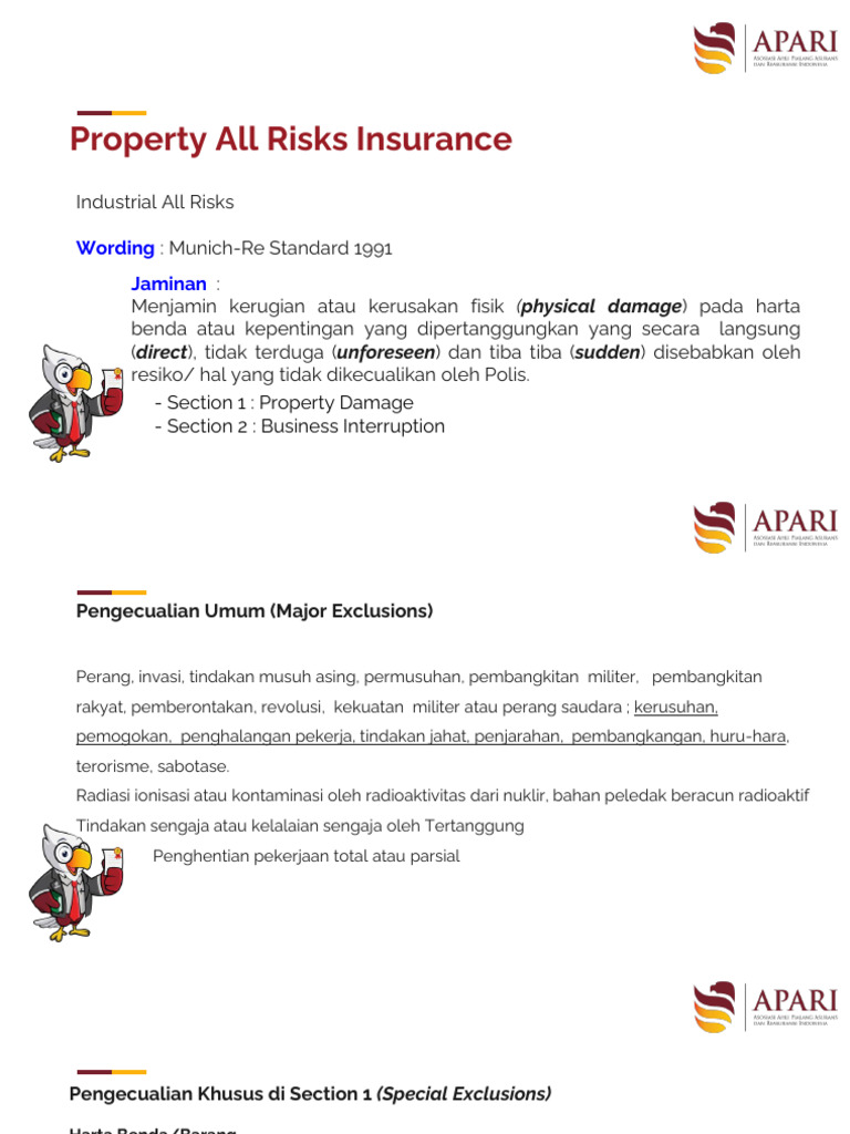 Asuransi Harta Benda: Perlindungan dan Pengecualian | PDF
