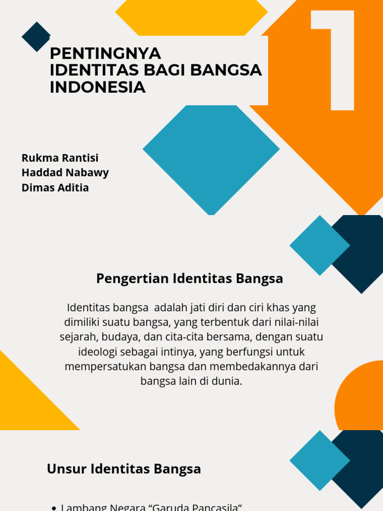 Pentingnya Identitas Bangsa Indonesia | PDF