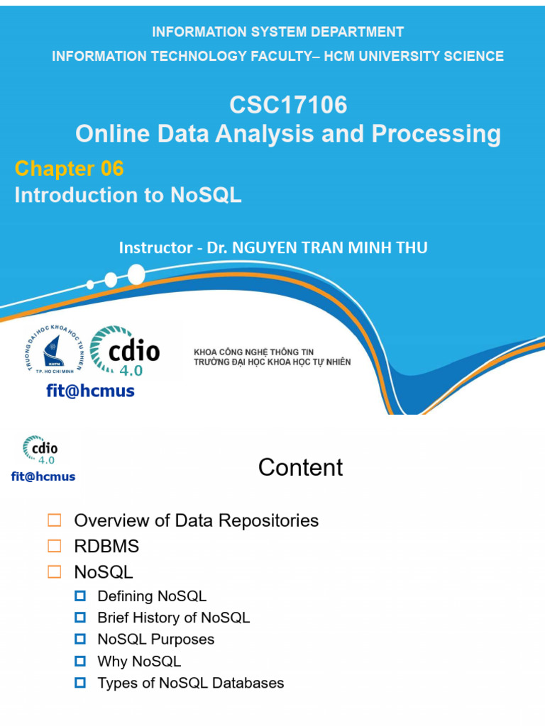 Lec06 NoSQL Unlocked | PDF | No Sql | Relational Model