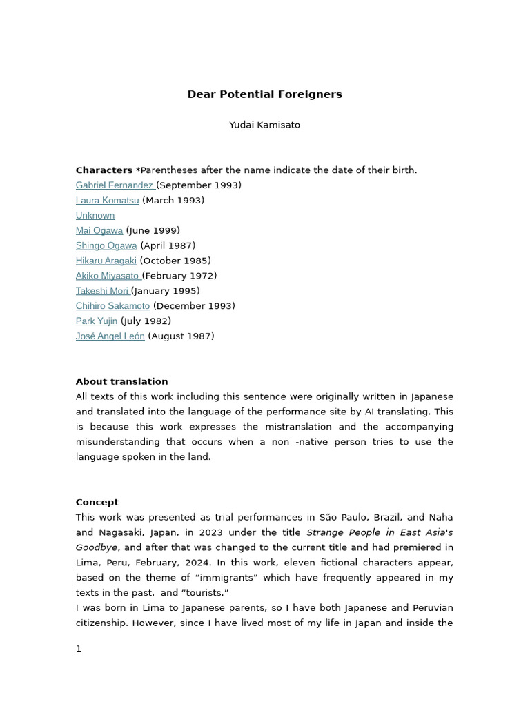 Dear Potential Foreigners | PDF | Cost Of Living