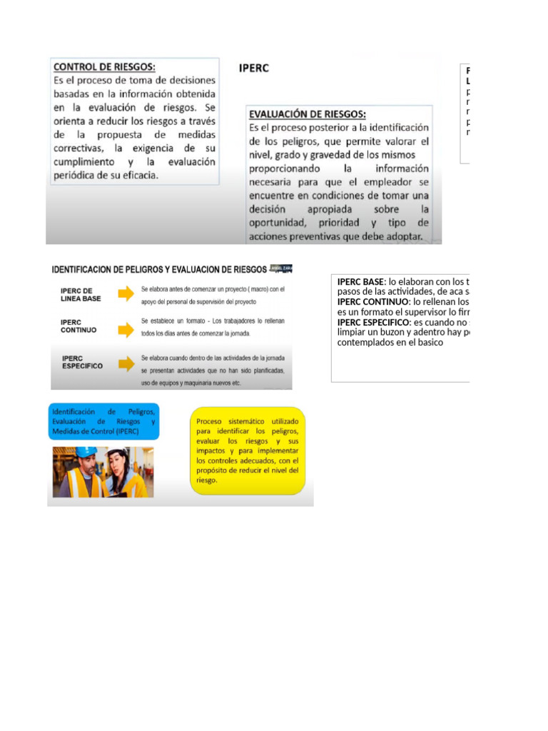 Identificación y Control de Riesgos IPERC | PDF