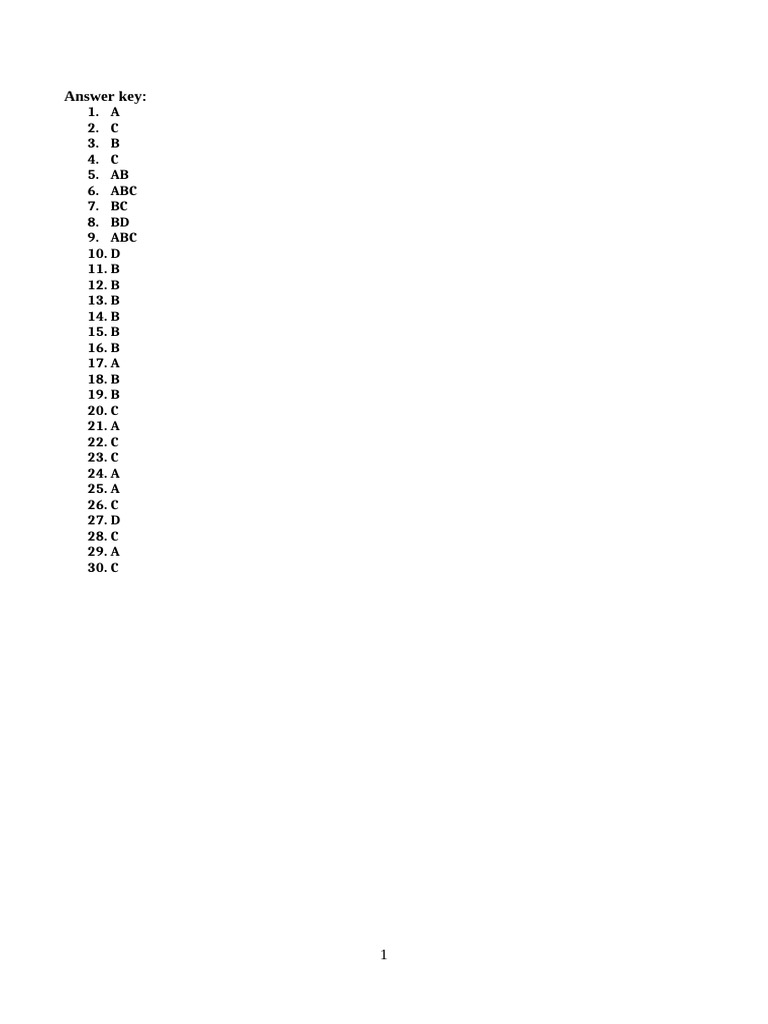 Answer Key for Sentence Structure Exercises | PDF
