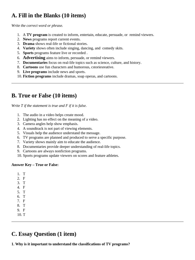 Summative Test Week 4 | PDF