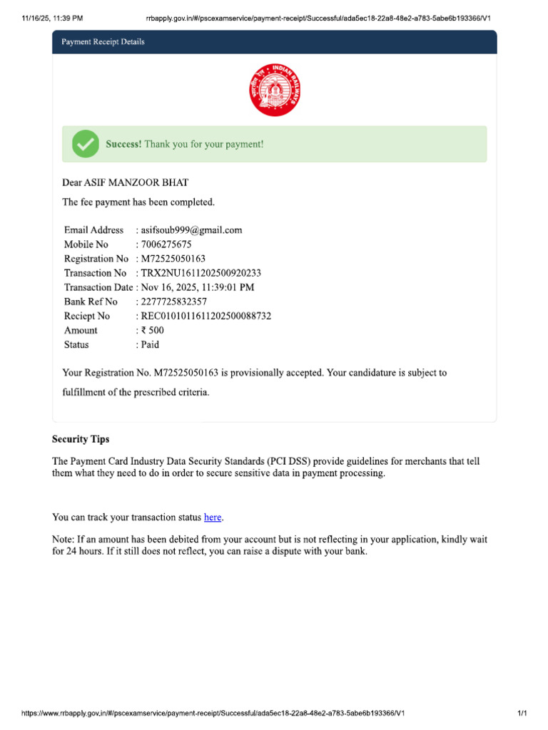 Asif Bhaiya Ntpc 2025 Application Form | PDF