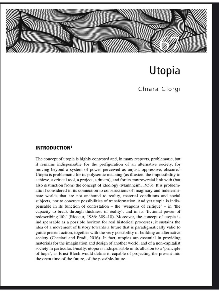 Utopia | PDF