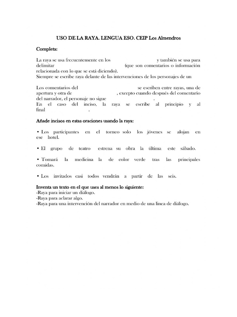 la raya | PDF