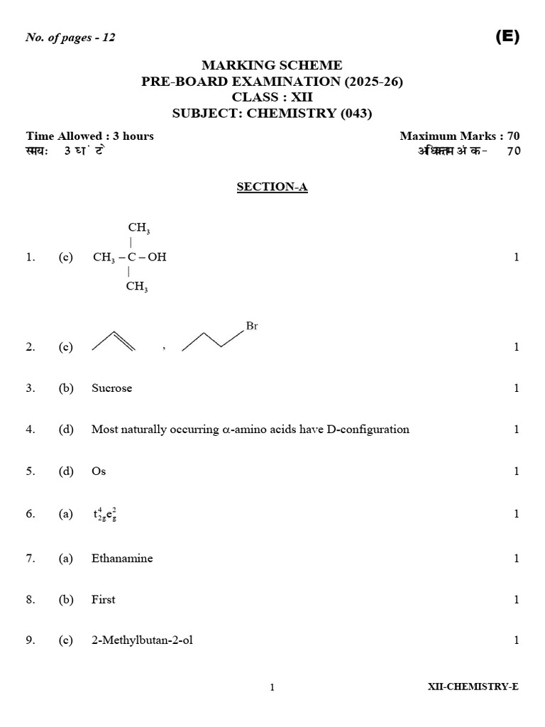 Xii Chemistry - Doc Evening | PDF | Chess | Chess Theory