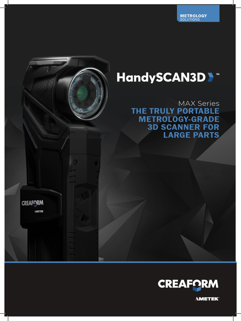 Portable Metrology 3D Scanner MAX Series | PDF | Image Scanner | Imaging