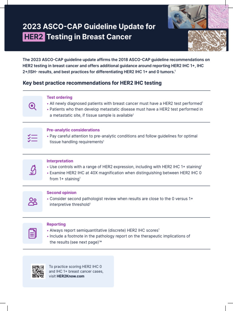 2023 ASCO CAP Guidelines Updates For HER2 Testing in Breast Cancer ...