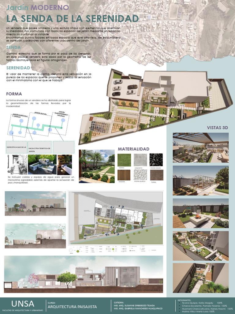Panel Jardin Moderno - Grupo 8 | PDF | Las artes