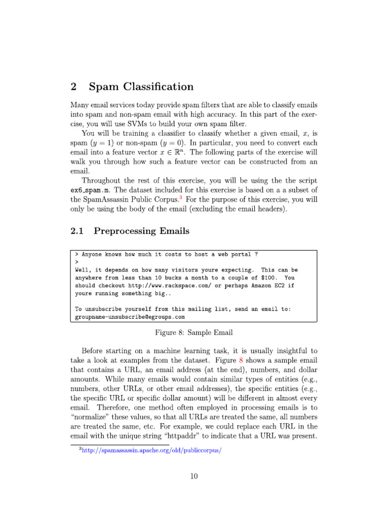 Spam Classifier | PDF