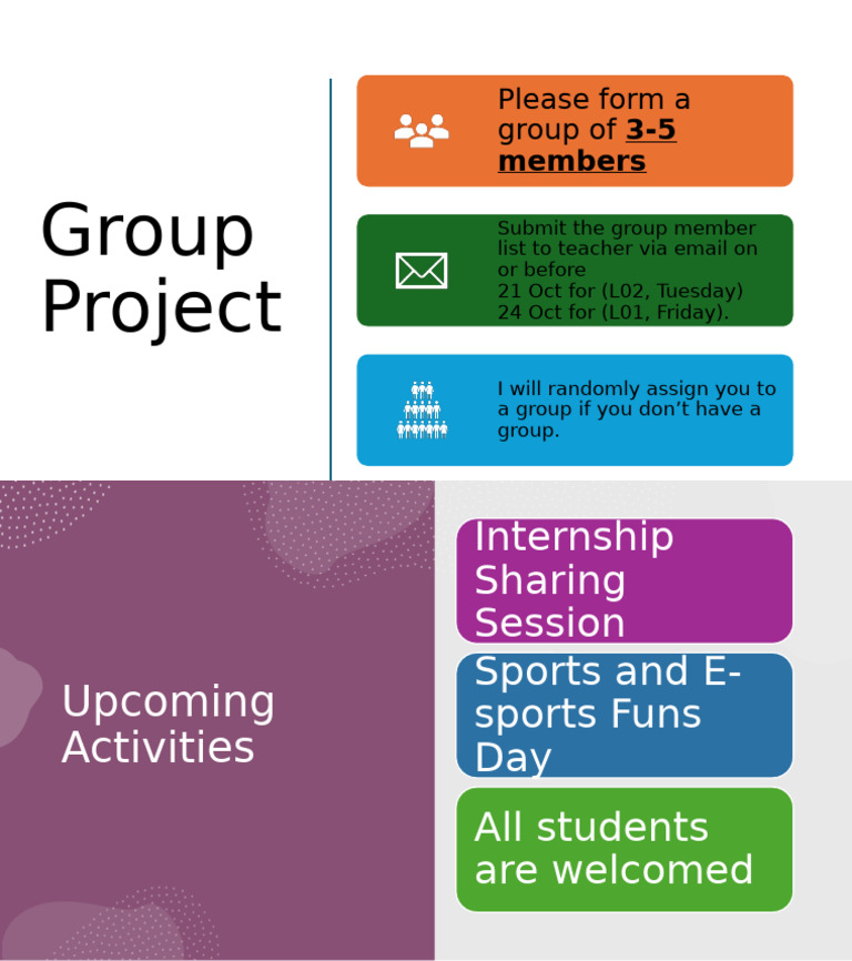 Group Project Submission Guidelines | PDF