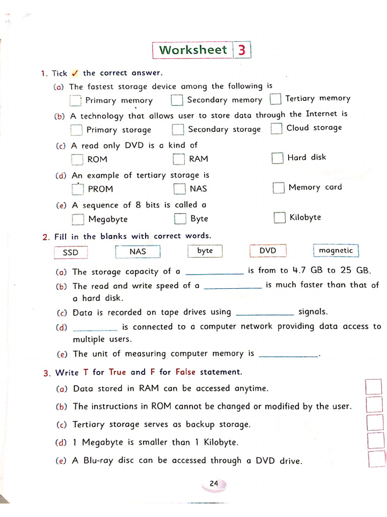 Worksheet 3 | PDF