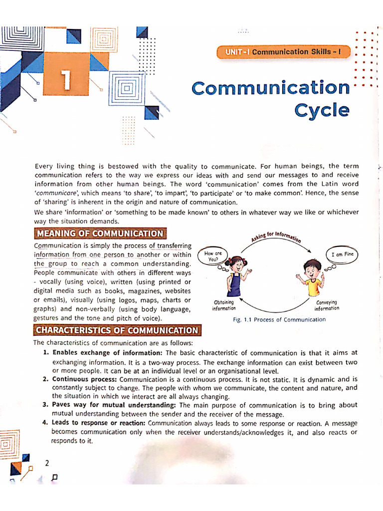 UNIT I - Communication Skills - I | PDF