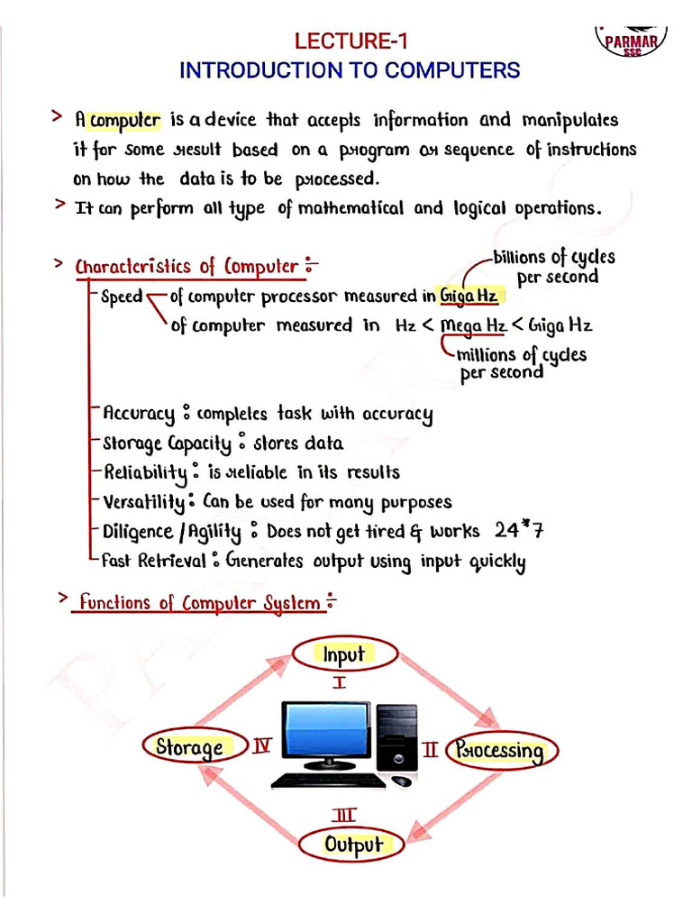 Computer Notes | PDF