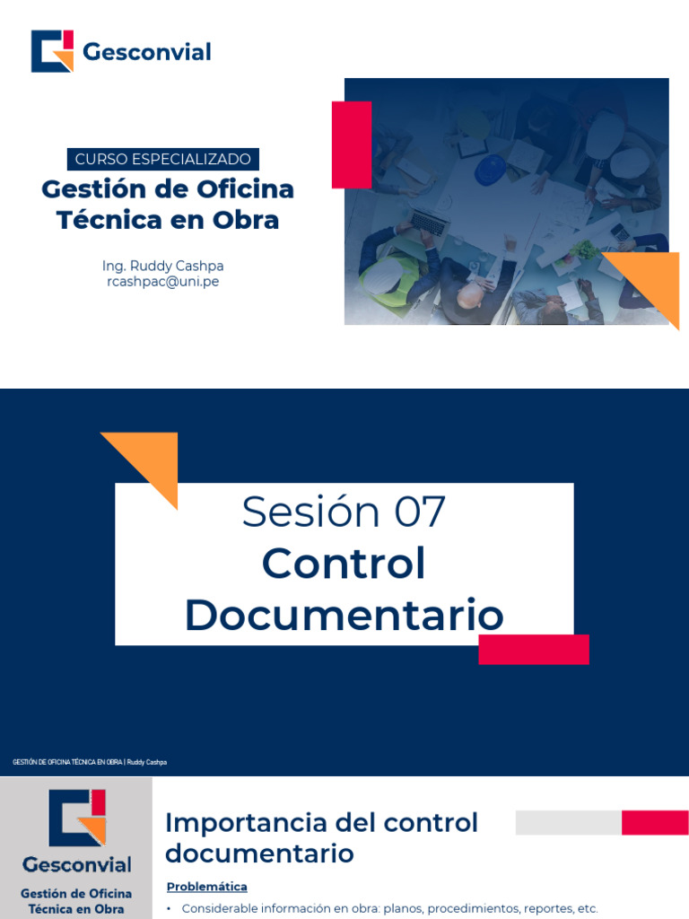 Sesión 07 – Control documentario | PDF | Informática