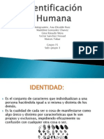 Identificaciòn Humana