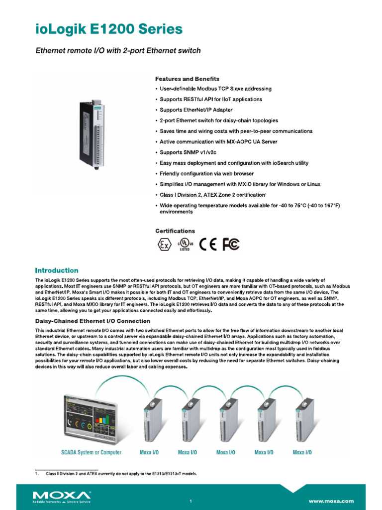 MOXA-I O Module | PDF