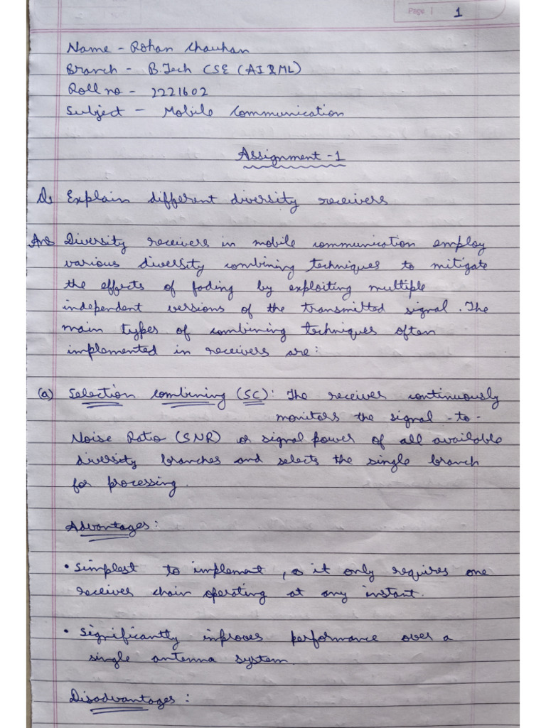 MCN Assignment 1 | PDF