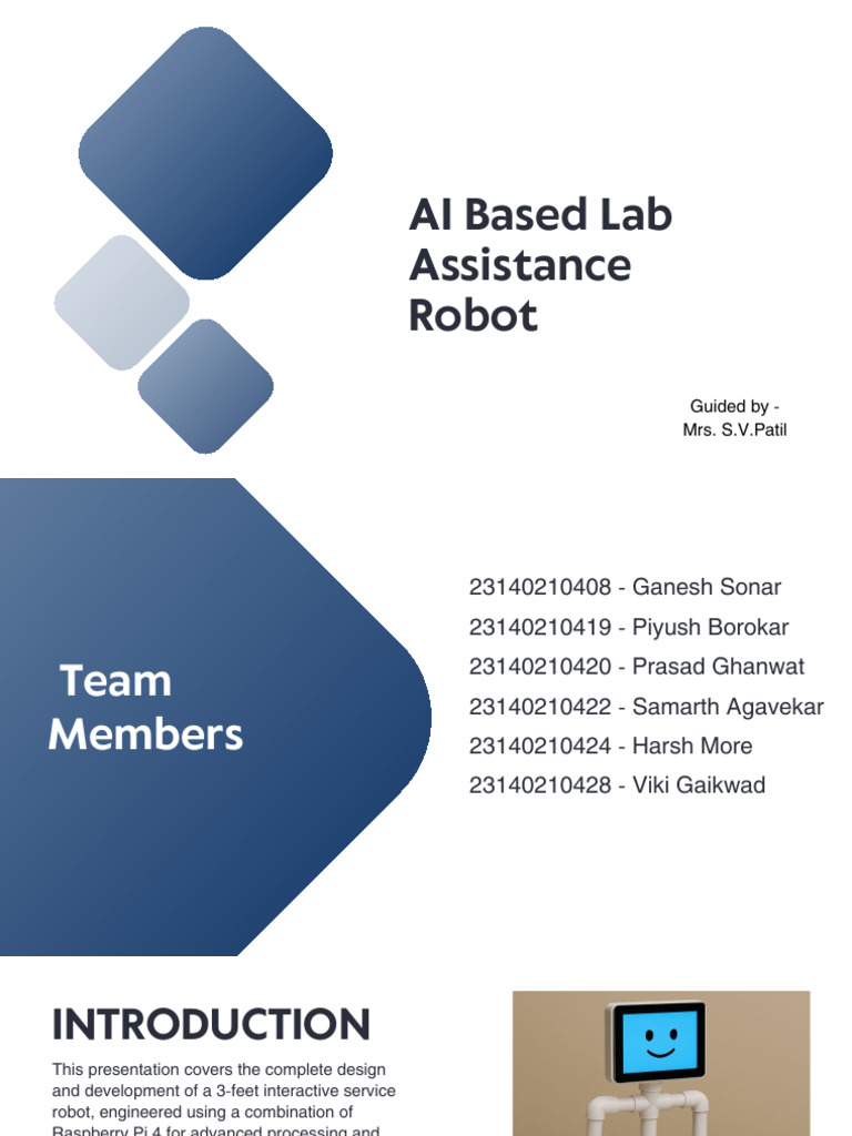 AI Interactive Service Robot Design | PDF | Robot | Robotics