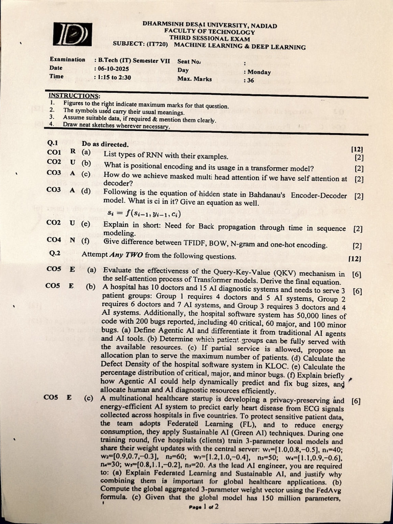 Sem 7 Sessional 3 | PDF