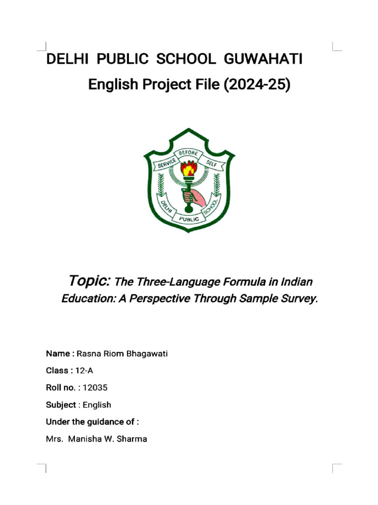 Three-Language Formula in Indian Education | PDF | Multilingualism ...