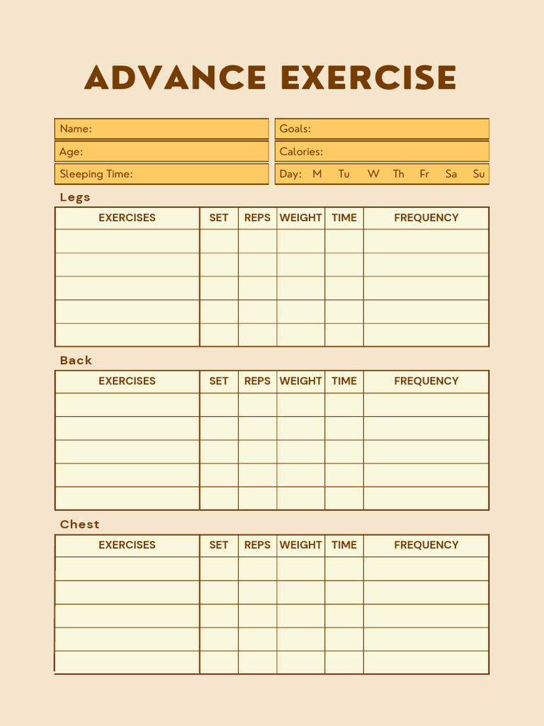 Weekly Workout Plan and Nutrition Guide | PDF