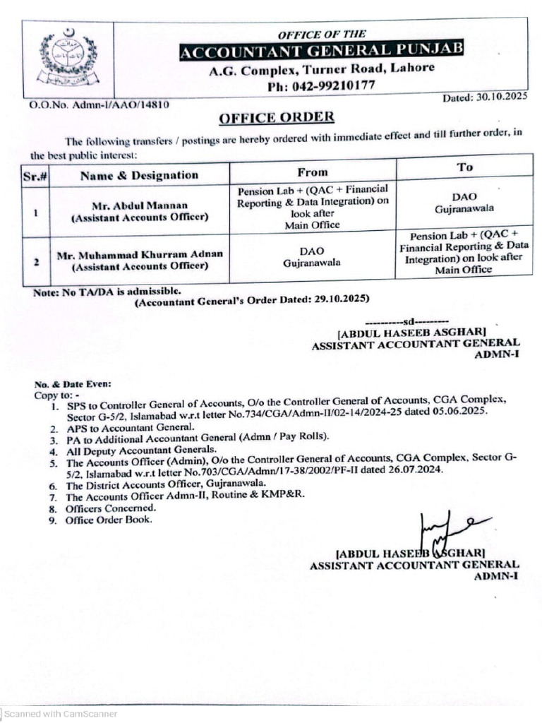 Transfer Order | PDF